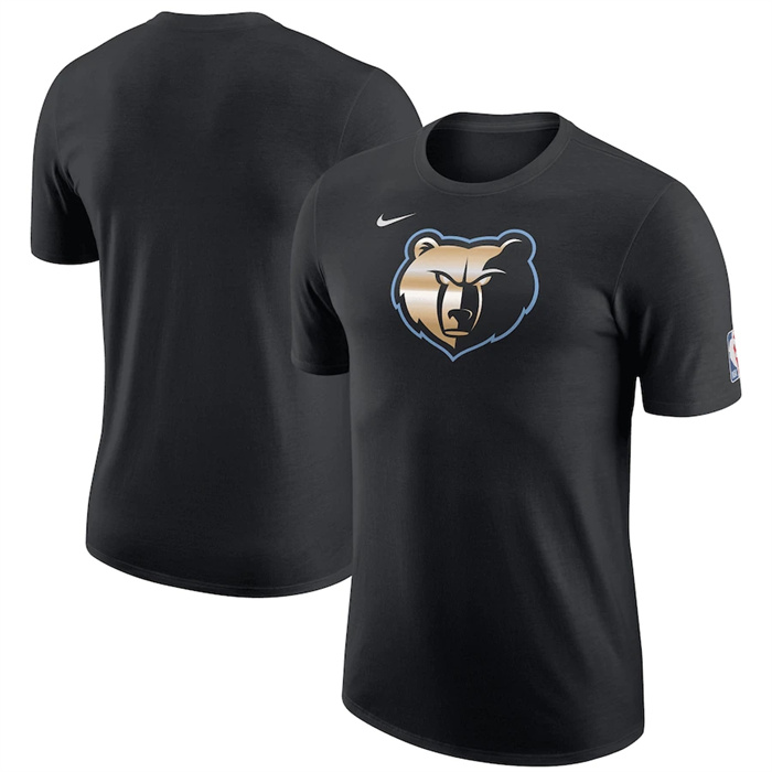 Men's Memphis Grizzlies Black 2022/23 City Edition Essential Warmup T-Shirt